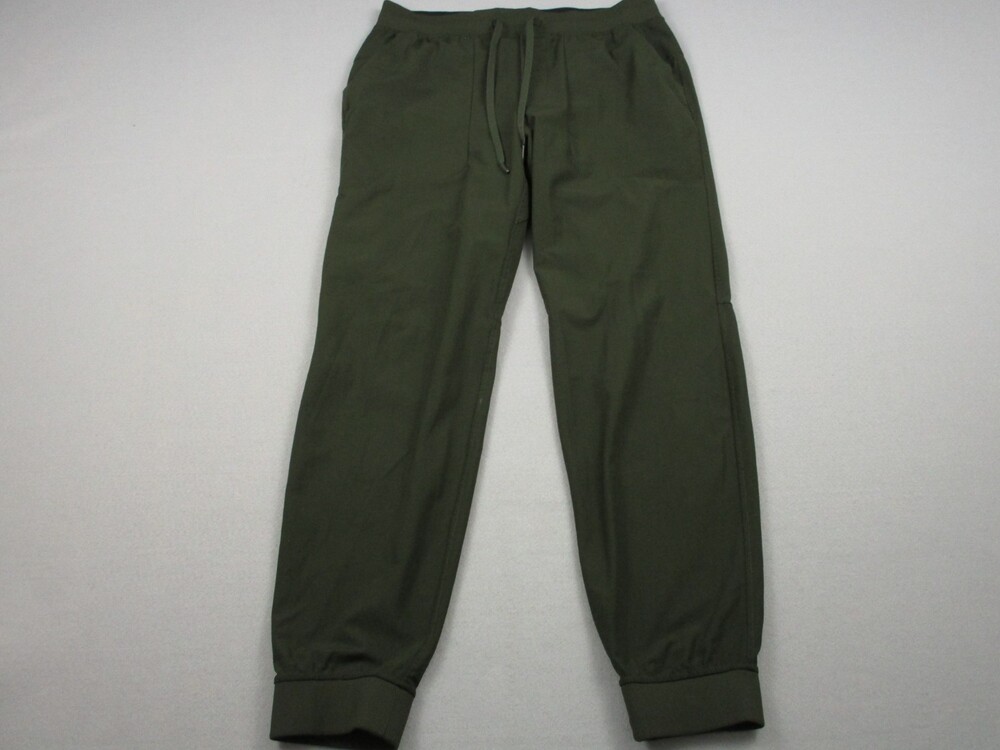 Lululemon Pants Men Large Green Solid ABC Jogger Tapered Drawstring Pockets L
